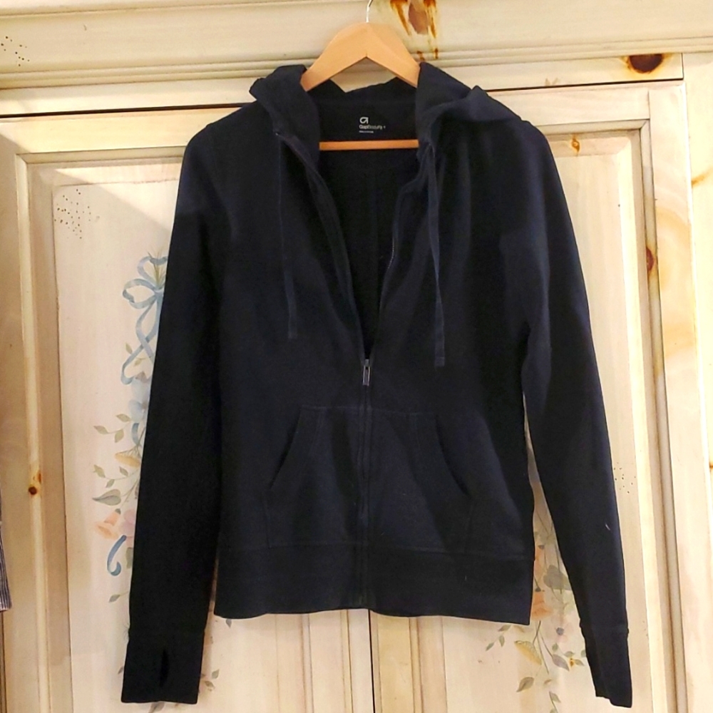 Gap hooded zipper down jacket S